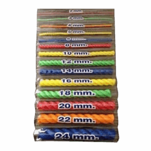 PP Rope (Size from 2 mm to 24 mm)