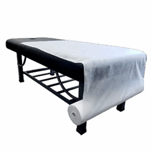 Patient bed paper sheet roll